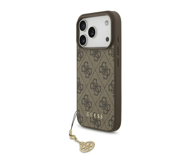 Guess 4G Charms Collection MagSafe do iPhone 17 Pro brązowy - 1365475 - zdjęcie 3